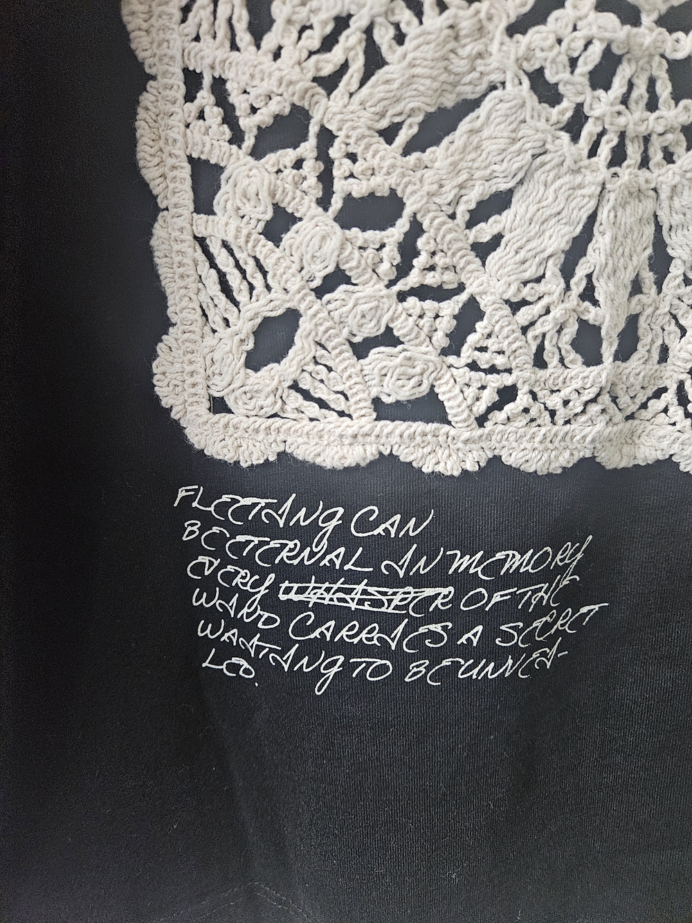 Zara Black Short-Sleeve Tee with Small White Chest Graphic - Picture 11 of 12